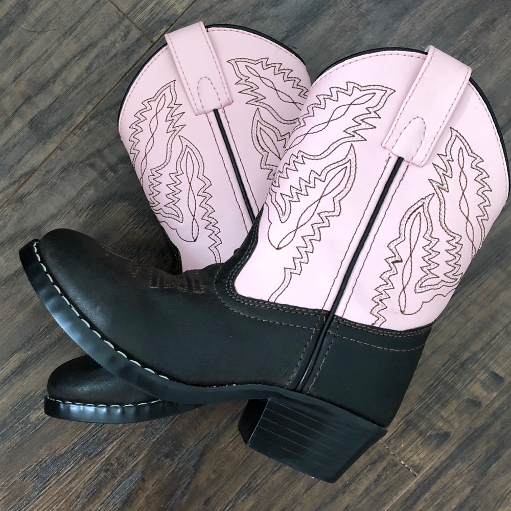 Justin Boots | Girls | Pink Brown | Size 10.5